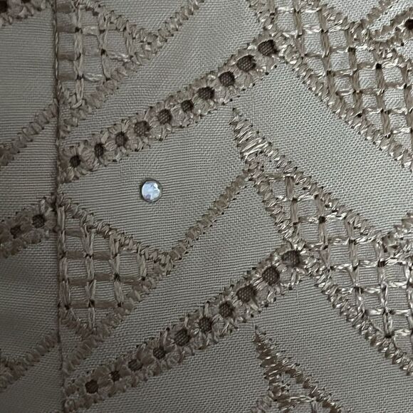 Handmade Womens S* Fit Flare Gold‎ Dress Lace Sleeve Wrap Lolita Formal Coquette - Picture 10 of 16